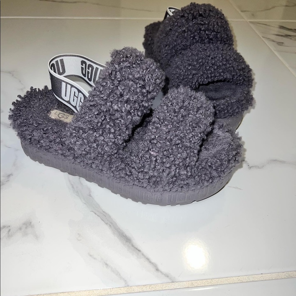 UGG platform slippers
